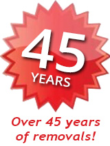 Over 45 years of removals experience